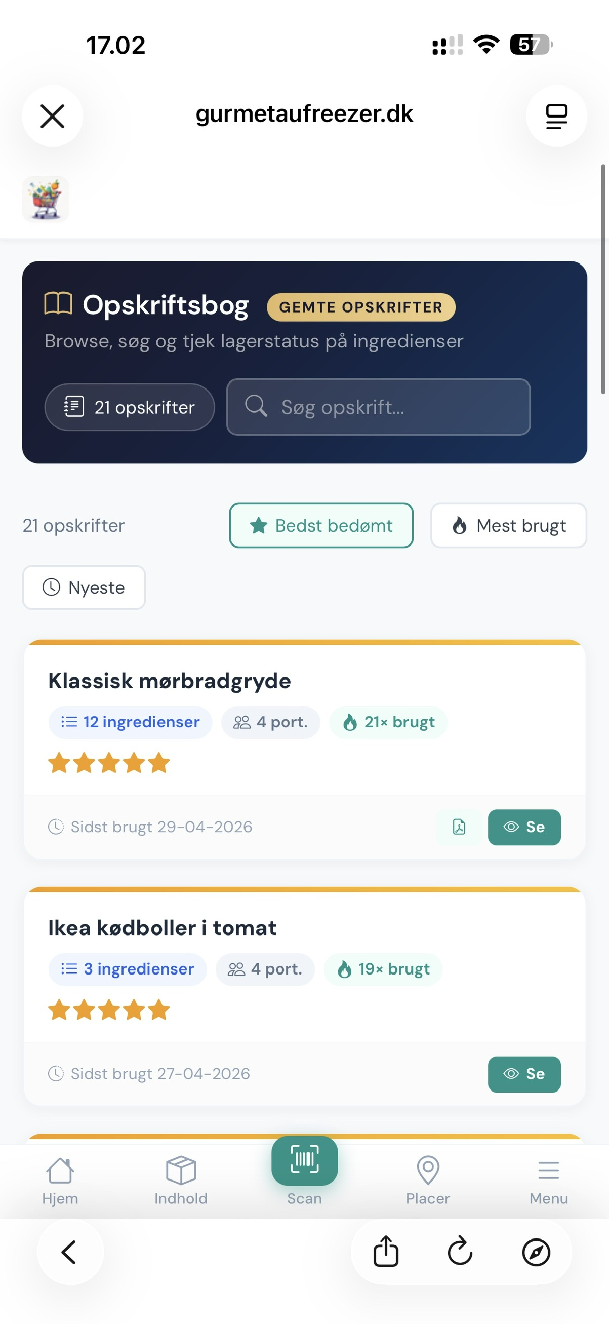 Gurmet Au Fridge – lager